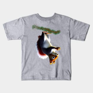 UPSIDE DOWN SQUIRREL Kids T-Shirt